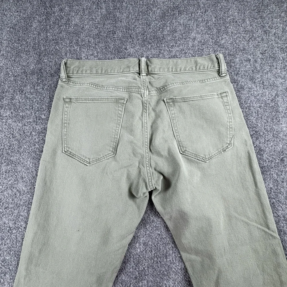 Banana Republic Vintage Straight Jeans Men's 32x32 Green Workwear Heritage